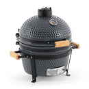 Landmann Kamado 16 inch Grey - Ceramic Charcoal BBQ - MLS Pizza Stone - Ø35.5 cm