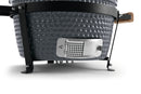 Landmann Kamado 16 inch Grey - Ceramic Charcoal BBQ - MLS Pizza Stone - Ø35.5 cm