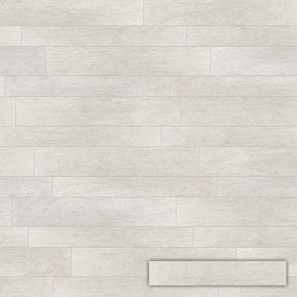 Vloertegel Belgique Milk 20x120 cm finish 729432