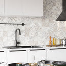 Wandtegel Sephia Stone Mix 10x10 cm mat