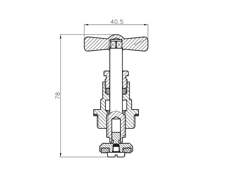 bovendeel Voor Stopkraan 15Mm Compl