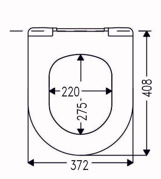 Cedo Delray Toiletzitting/siège wc White