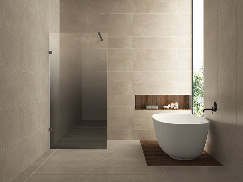 Less inloopdouche links 800 x 2000 x 8 mm nano spiegelrook- naar helder glas/gunmetal