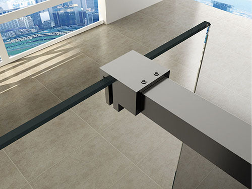 Slim profielset met stabilisatiestang 120 cm chroom