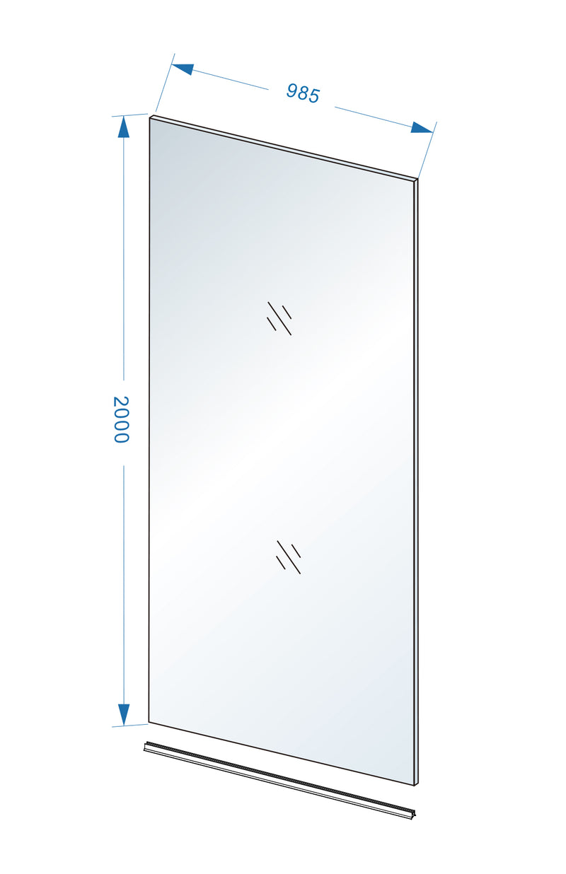 Slim glasplaat 1000 x 2000 x 8 mm nano warm koper glas