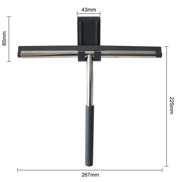 Lush Raamwisser inclusief flexibele glashaak RVS