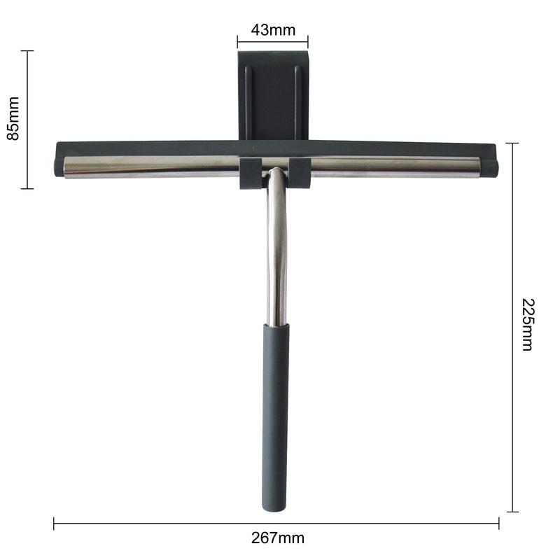 Lush Raamwisser inclusief flexibele glashaak RVS