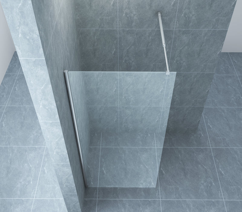 Cerra eco inloopdouche 800 x 1950 x 6 mm nano helder glas/chroom