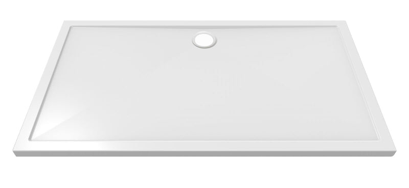 Douchebak acryl 160x90x4 cm wit