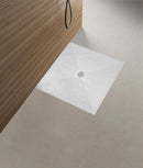 Stonea douchebak antislip composiet 900x900x30 mm inkortbaar mat wit