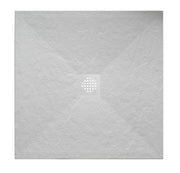 Stonea douchebak antislip composiet 900x900x30 mm inkortbaar mat wit