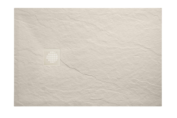 Stonea douchebak antislip composiet 800x1200x30 mm inkortbaar beige