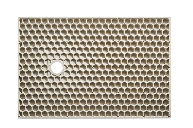 Stonea douchebak antislip composiet 800x1200x30 mm inkortbaar beige