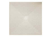 Stonea douchebak antislip composiet 900x900x30 mm inkortbaar beige