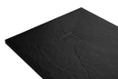 Stonea douchebak antislip composiet 800x1400x30 mm inkortbaar mat zwart