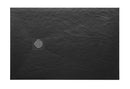 Stonea douchebak antislip composiet 900x1600x30 mm inkortbaar mat zwart