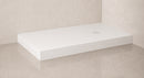 Stonea voorzetpaneel inkortbaar met potenset 90-80  x 100-70 cm mat wit