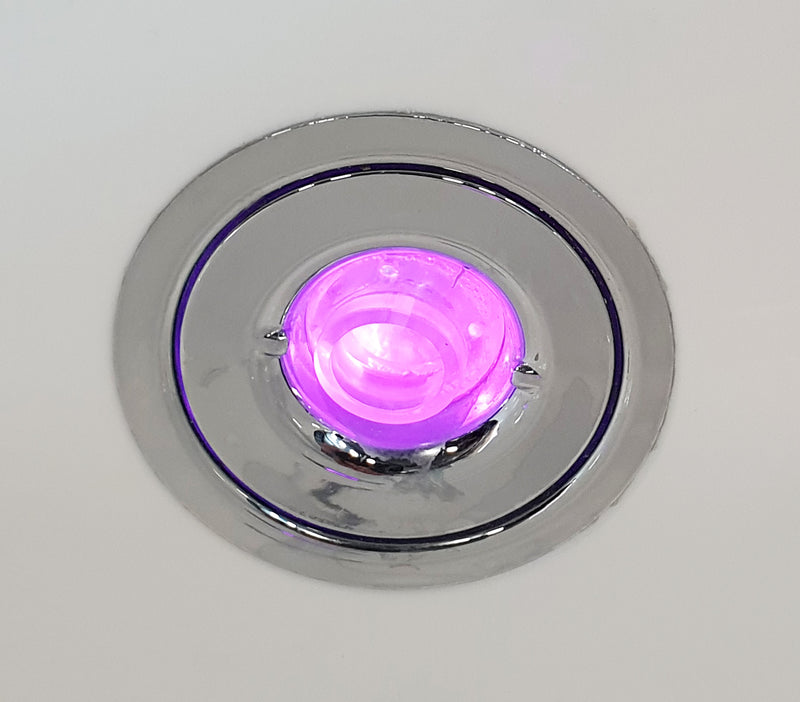 Libero vrijstaand whirlpool ligbad 170x80 cm acryl glans wit met waste chroom