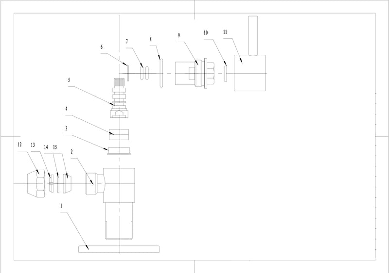 Minimal hoekstopkraan 1/2" x 3/8" of knel 10 mm chroom
