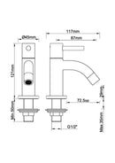 Cimara fonteinkraan Kiwa 1/2" chroom