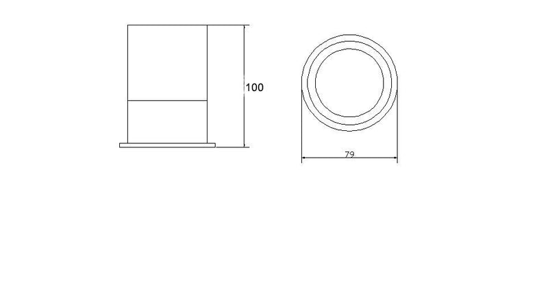 Ida vrijstaande tandenborstelhouder chroom