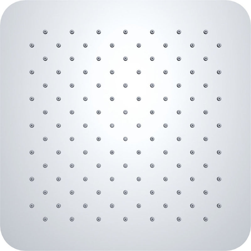 Ufo hoofddouche vierkant 30 cm chroom