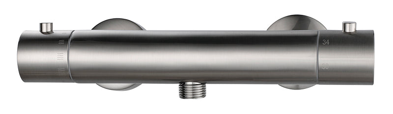 Rio Therm.douchemengkraan 15cm geborsteld staal