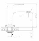 Casma fonteinkraan 1/2'' wit/chroom
