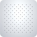 Ufo hoofddouche vierkant 30 cm RVS