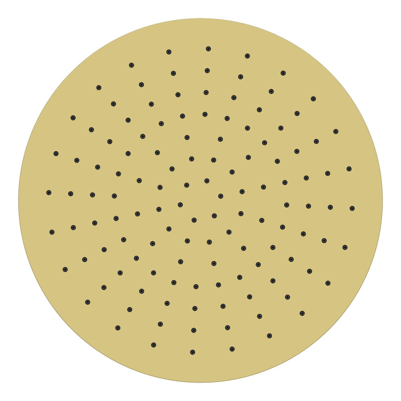 8 cm geborsteld messing