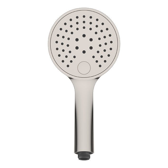 UniMatch handdouche 3 standen Ø 12 cm geborsteld staal