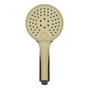 UniMatch handdouche 3 standen Ø 12 cm geborsteld messing