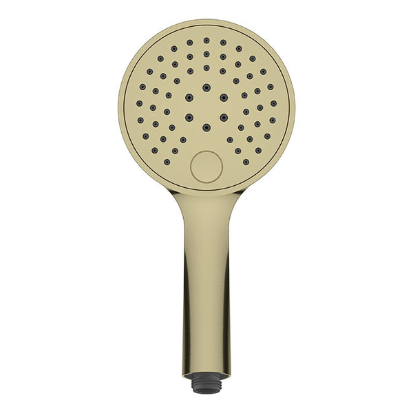 UniMatch handdouche 3 standen Ø 12 cm geborsteld messing