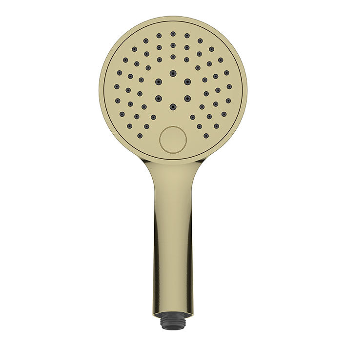 UniMatch handdouche 3 standen Ø 12 cm geborsteld messing