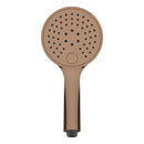 UniMatch handdouche 3 standen Ø 12 cm geborsteld brons koper