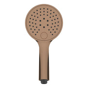 UniMatch handdouche 3 standen Ø 12 cm geborsteld brons koper