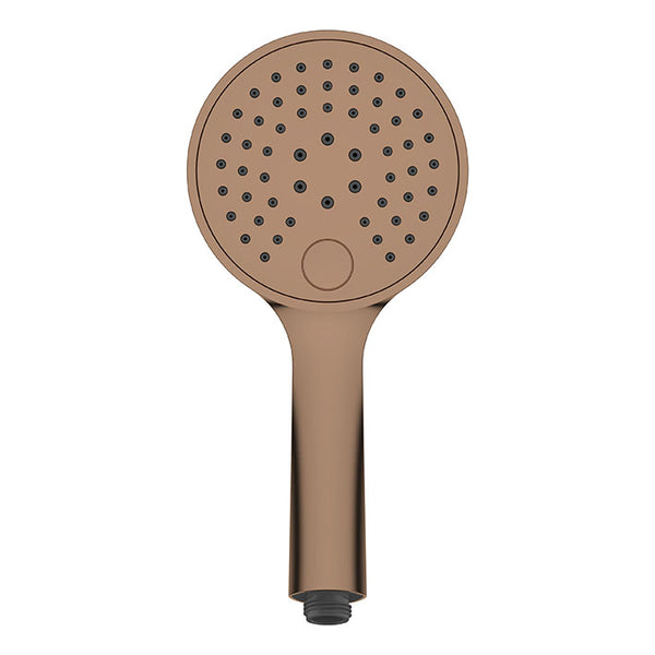 UniMatch handdouche 3 standen Ø 12 cm geborsteld brons koper