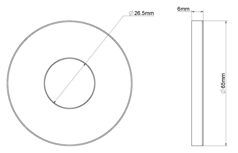 Caral rozet uitloop eenhendel wastafelkraan 65 mm geborsteld brons koper PVD