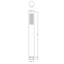 UniMatch staafhanddouche 1 stand gunmetal PVD