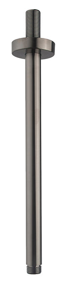 Caral douchearm met plafondbevestiging 30 cm gunmetal