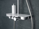 Nuovo thermostatische regendoucheset opbouw met planchet chroom