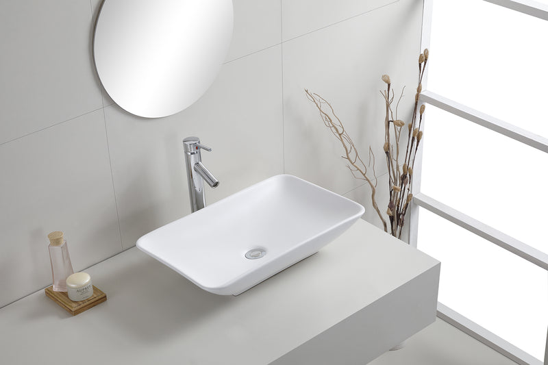 5 cm keramiek mat wit