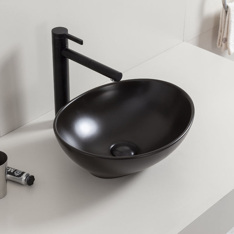 5 cm keramiek mat zwart