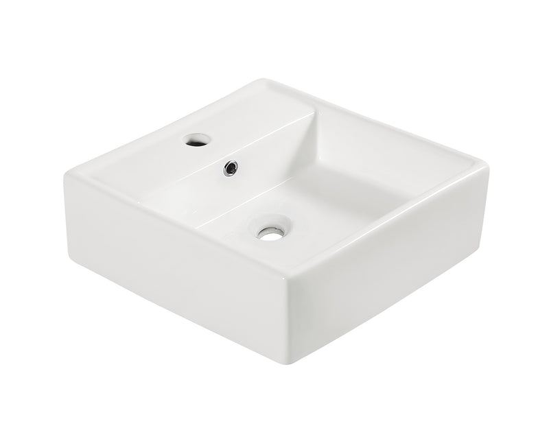 5 x 13 cm keramiek glans wit