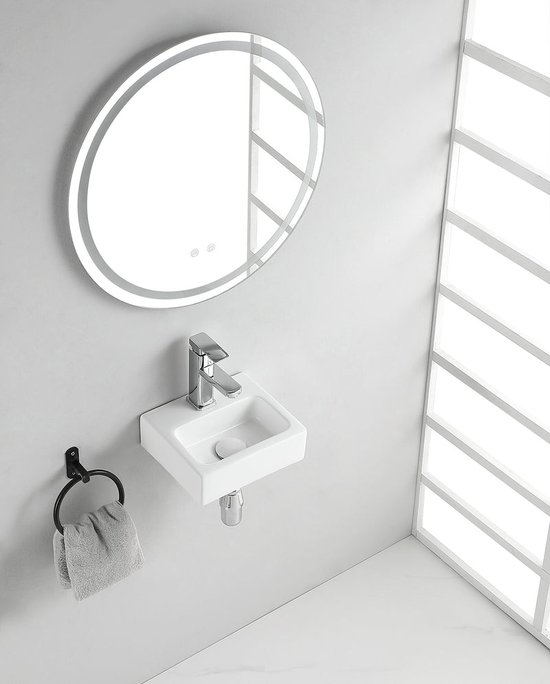  5 x 9 cm keramiek glans wit