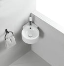 5 x 12 cm keramiek glans wit