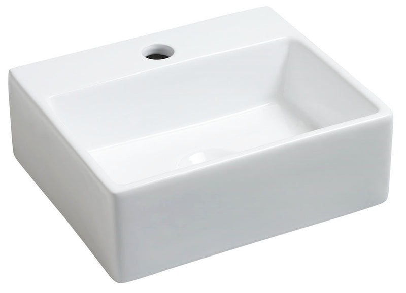 5 cm keramiek glans wit