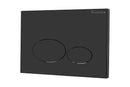 Wiesbaden X32 Metal drukplaat voor inbouwreservoir mat zwart