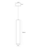 Oriona hanglamp dimbaar IP44 geborsteld messing