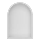 Demis inbouwnis ovaal 30 x 45 x 10 cm mat wit